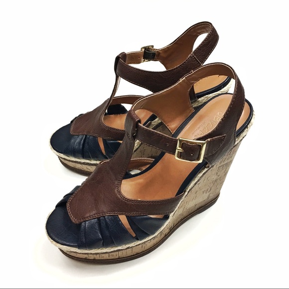 Sbicca Platform Cork Wedges - Picture 3 of 5